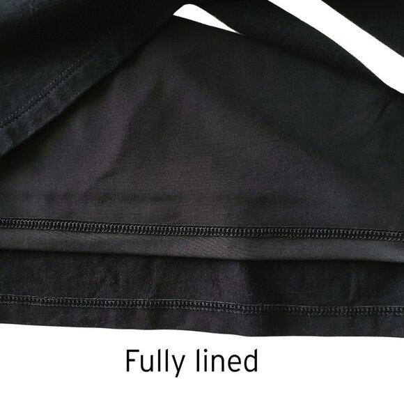 WHBM Sleeveless B & W Striped Silver Studded Cutout Neckline Shift Dress XS - Picture 7 of 15